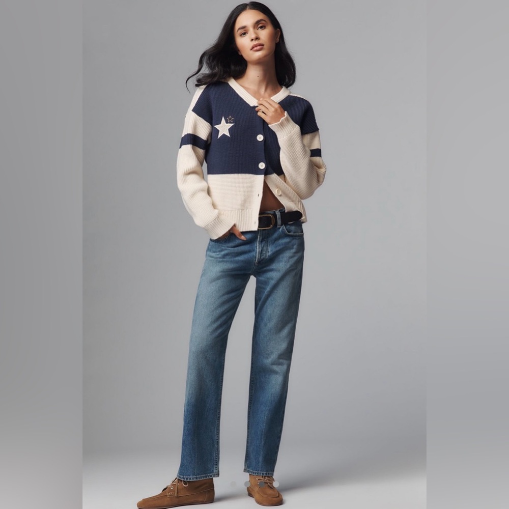 Anthropologie Daily Practice Quarterback Cardigan Sweater, Various Sizes NWT - Picture 3 of 4